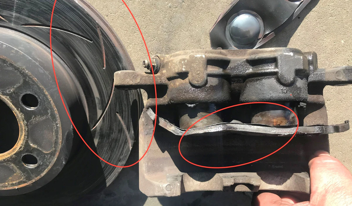 This is the type of damage to your brakes that can cause shuddering and noises.